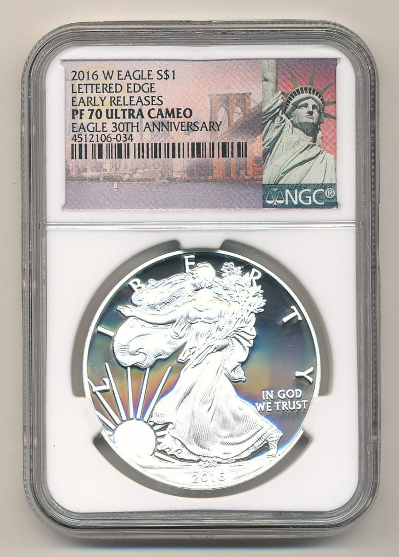 2016-W American Silver Eagle NGC PF70 Ultra Cameo (1 of 2)