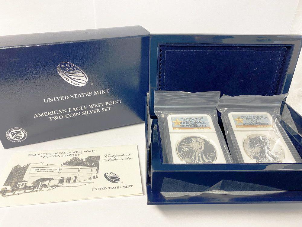 2013 American Eagle West Point Two-Coin Silver Set (1 of 9)
