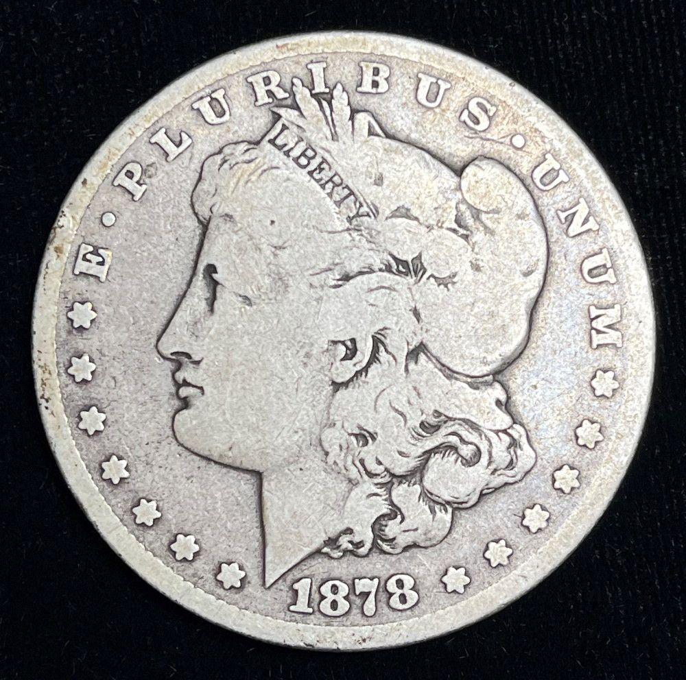 1878-CC Morgan Silver Dollar VG (1 of 3)