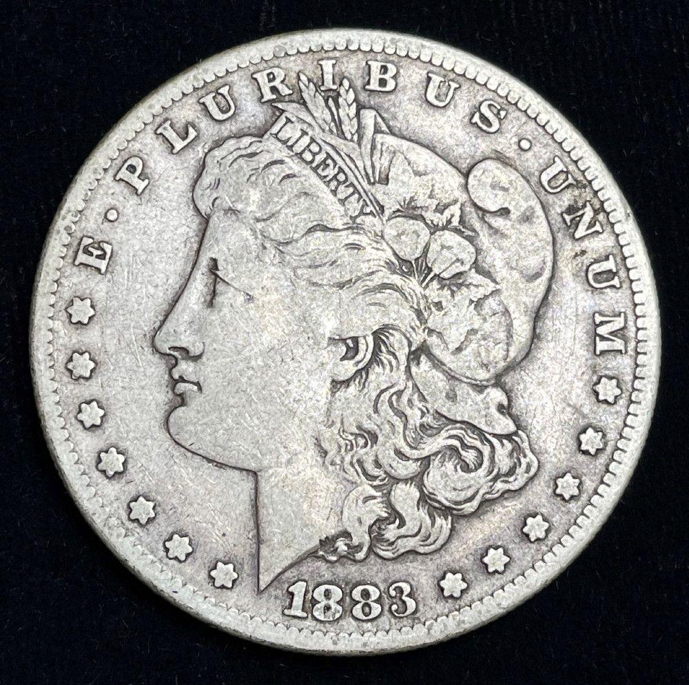 1883-S Morgan Silver Dollar Fine (1 of 3)