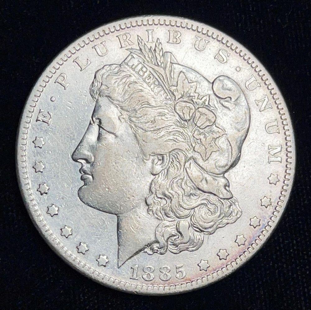 1885-S Morgan Silver Dollar XF Once Cleaned (1 of 3)