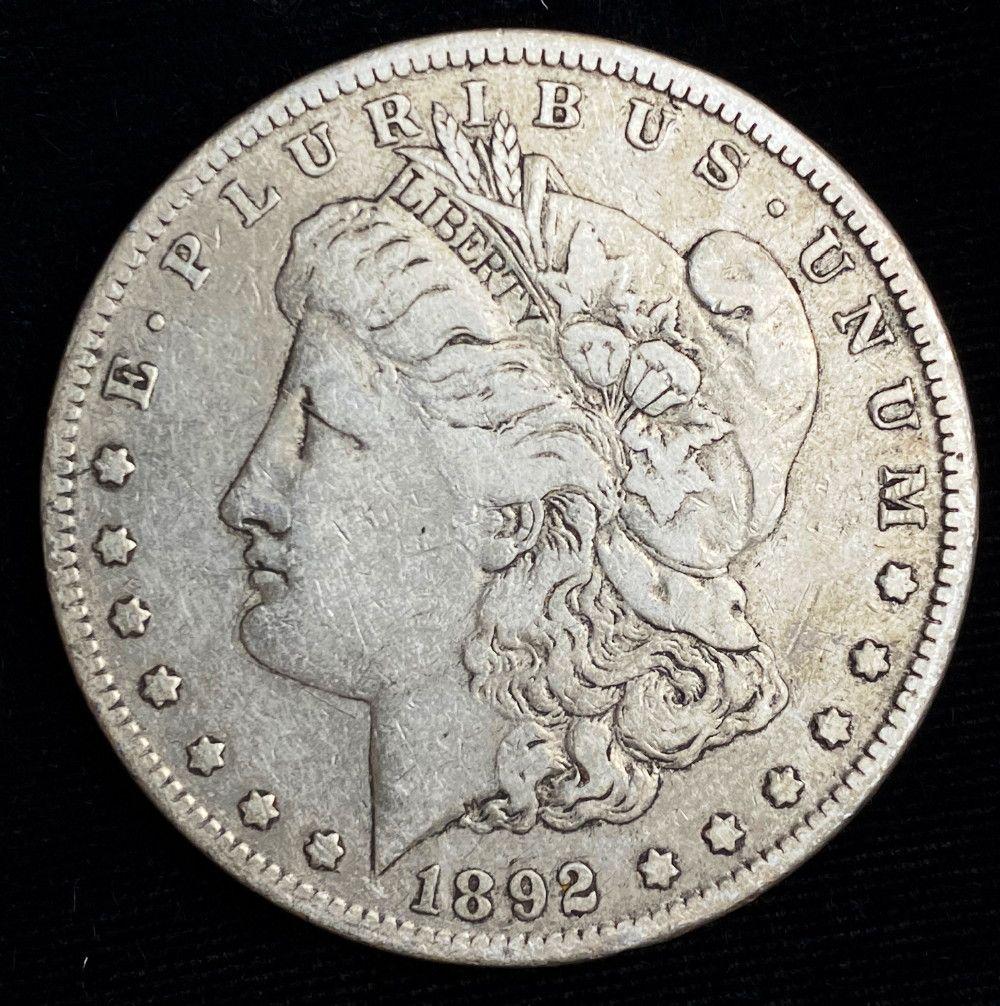1892 Morgan Silver Dollar VF (1 of 6)