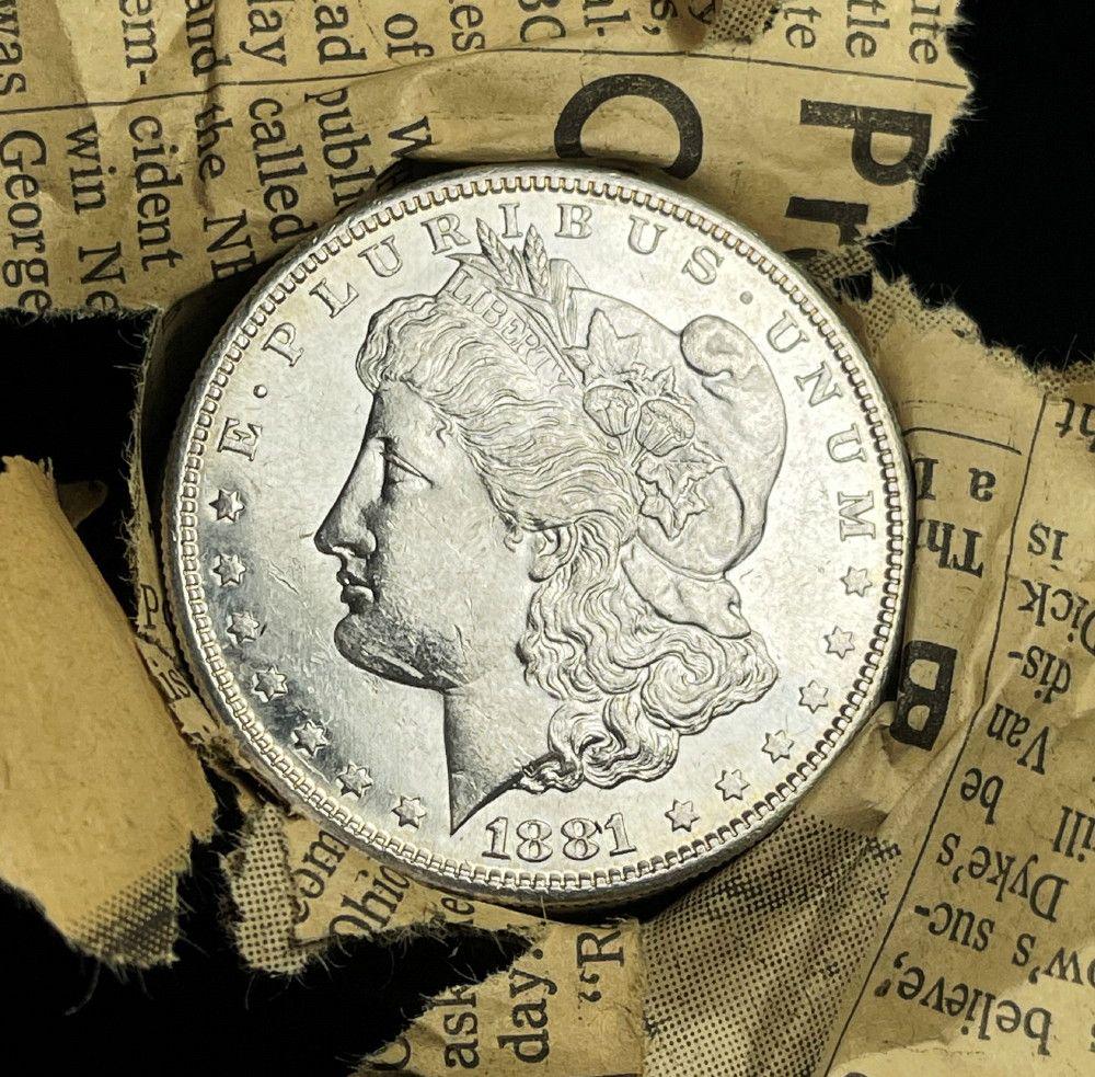 Roll (20) From Unearthed Hoard 1881-S Morgan: Winner will receive 1 Original Roll (20-coins) of these amazing Unearthed Morgans. I have to say, this lot is one of the most well-preserved treasure troves of BU Morgan Silver Dollars that I have see