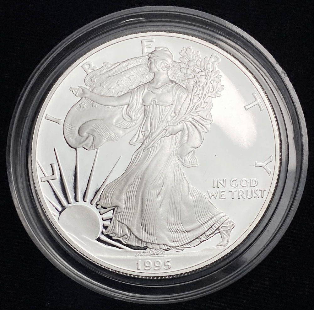 1995-W Proof 69 American Silver Eagle (1 of 4)