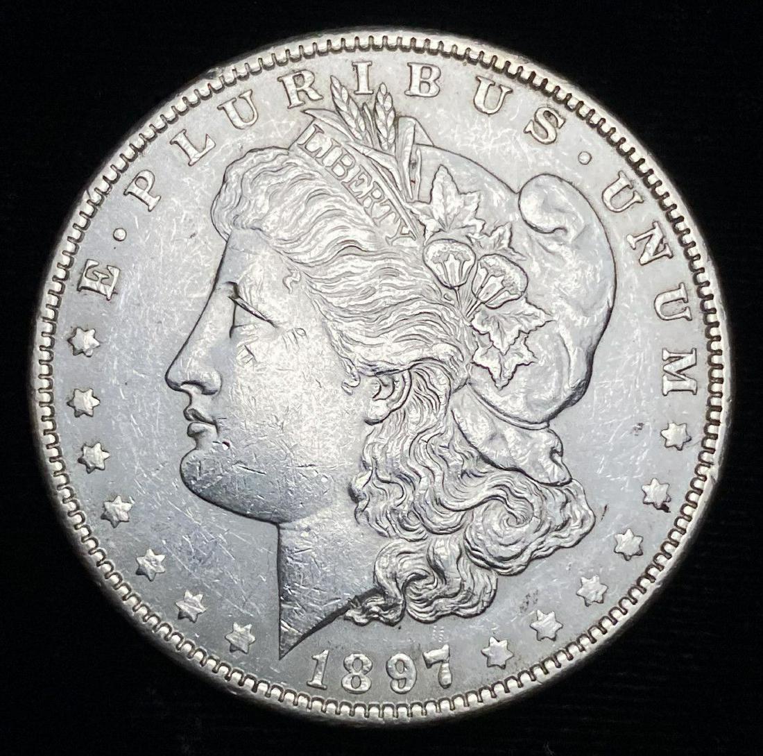 1897-P Morgan Silver Dollar MS63 (1 of 3)