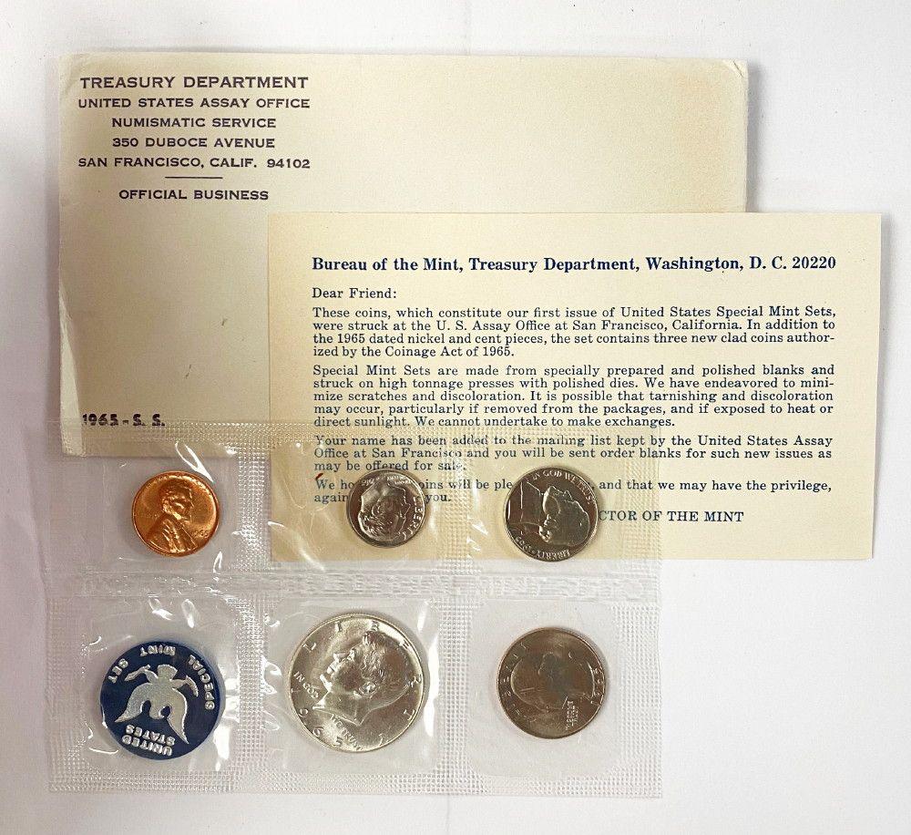 1965 Genuine US Mint Set (1 of 3)