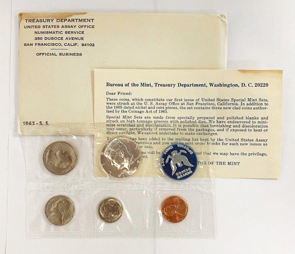 1965 Genuine US Mint Set (1 of 3)