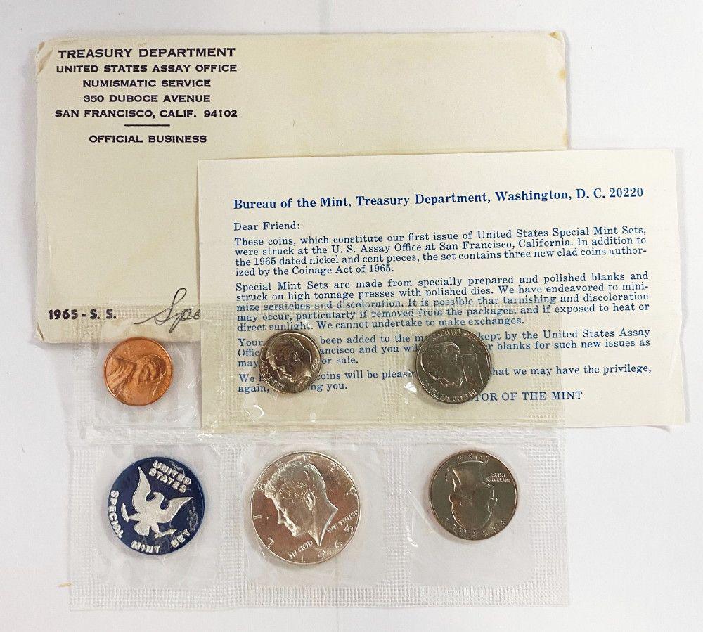1965 Genuine US Mint Set (1 of 3)