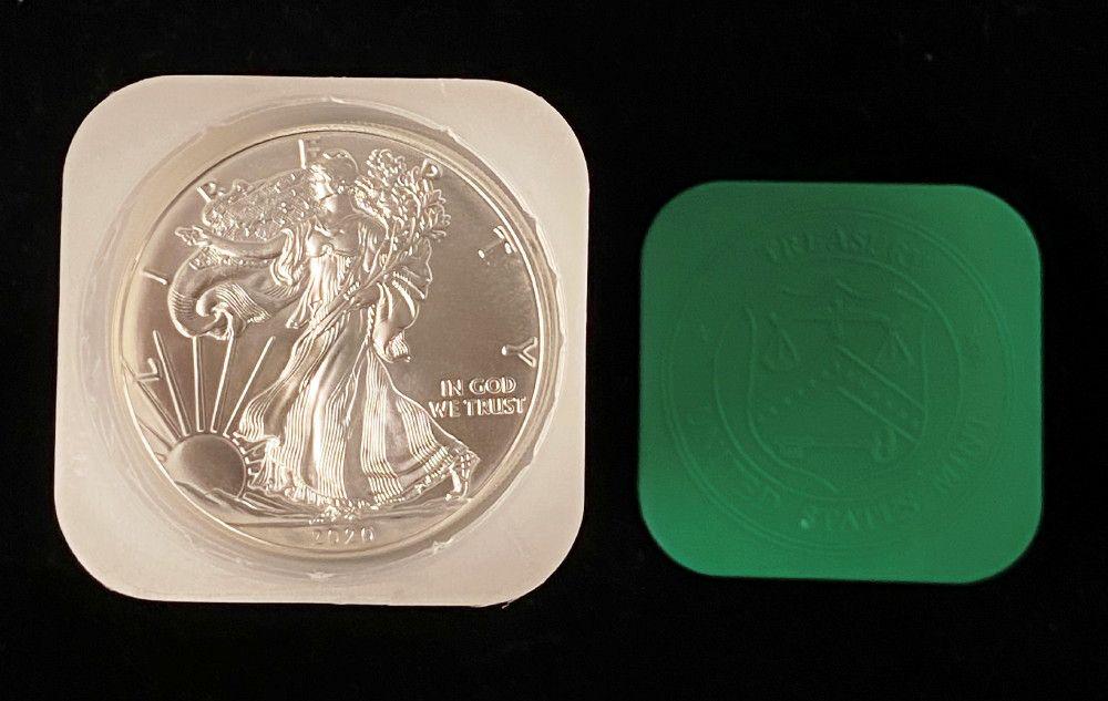 2020 Treasury Roll (20) American Silver Eagles (1 of 4)