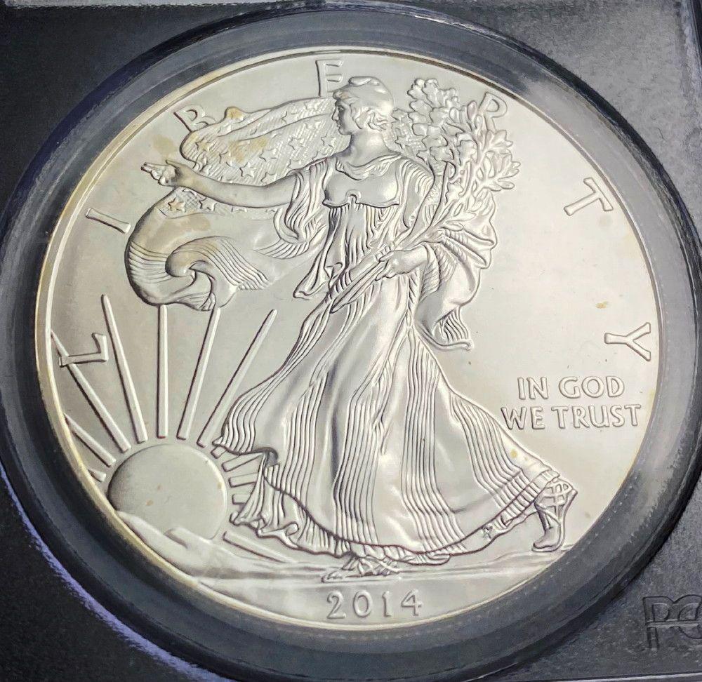 2014-W Struck At West Point Mint Silver Eagle NGC MS70 (1 of 5)