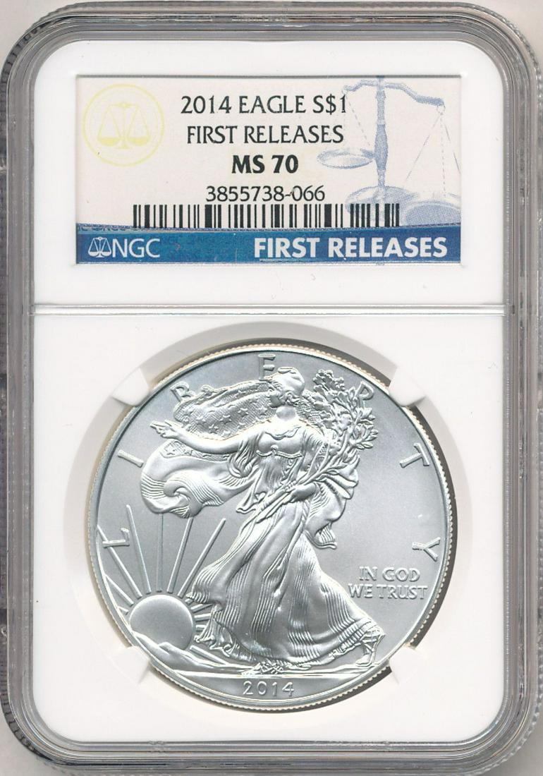 2014 American Silver Eagle NGC MS70 First Releases (1 of 2)