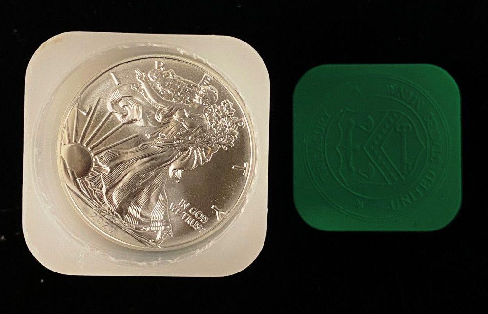 2020 Treasury Roll (20) American Silver Eagles (1 of 4)