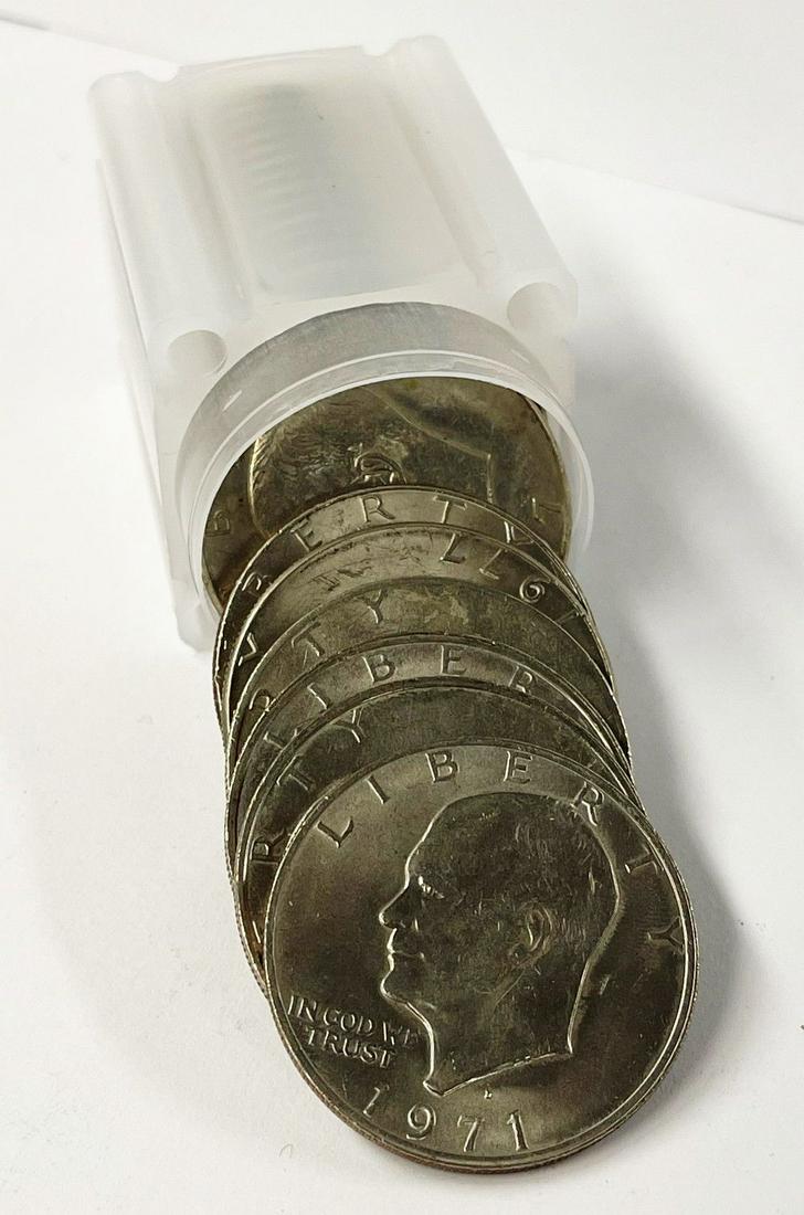 Roll (20) 1971-1978 Eisenhower Dollars (1 of 4)