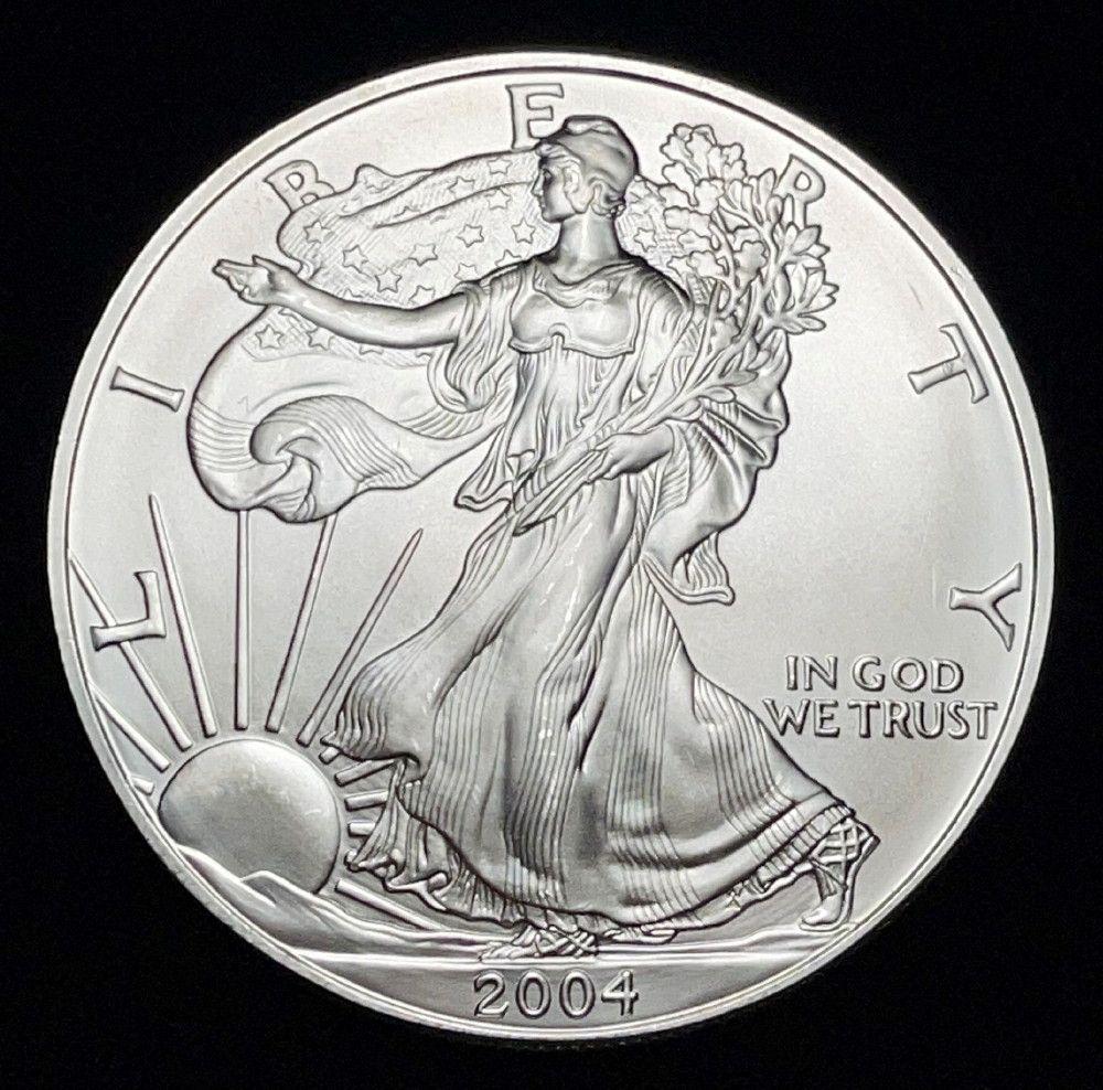 2004 American Silver Eagle: Winner shall receive the exact coin shown here. (IS/B)