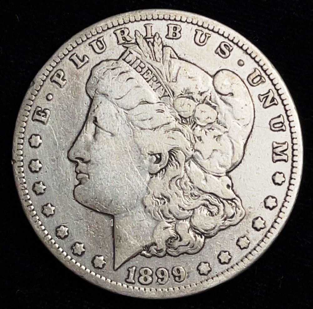 1899-S Morgan Silver Dollar Fine Details (1 of 2)