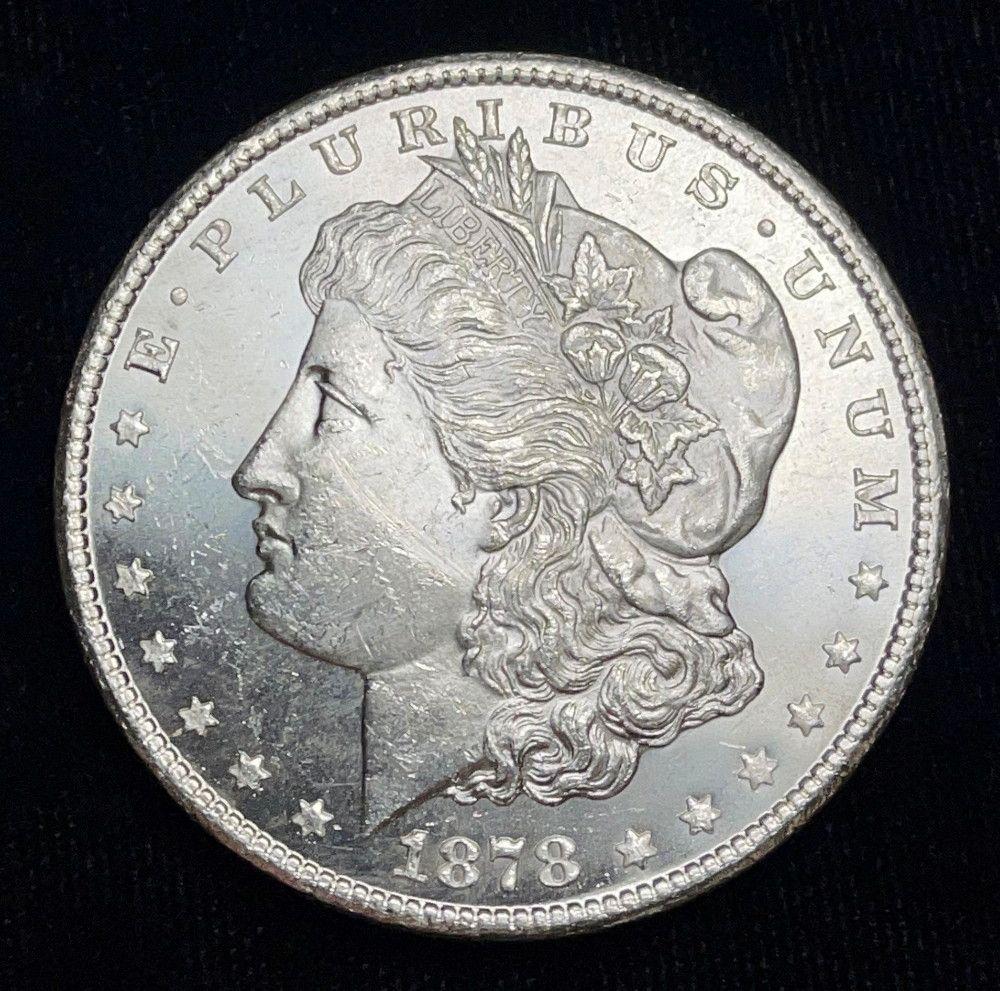 1878-S Morgan Silver Dollar MS63 PL (1 of 7)