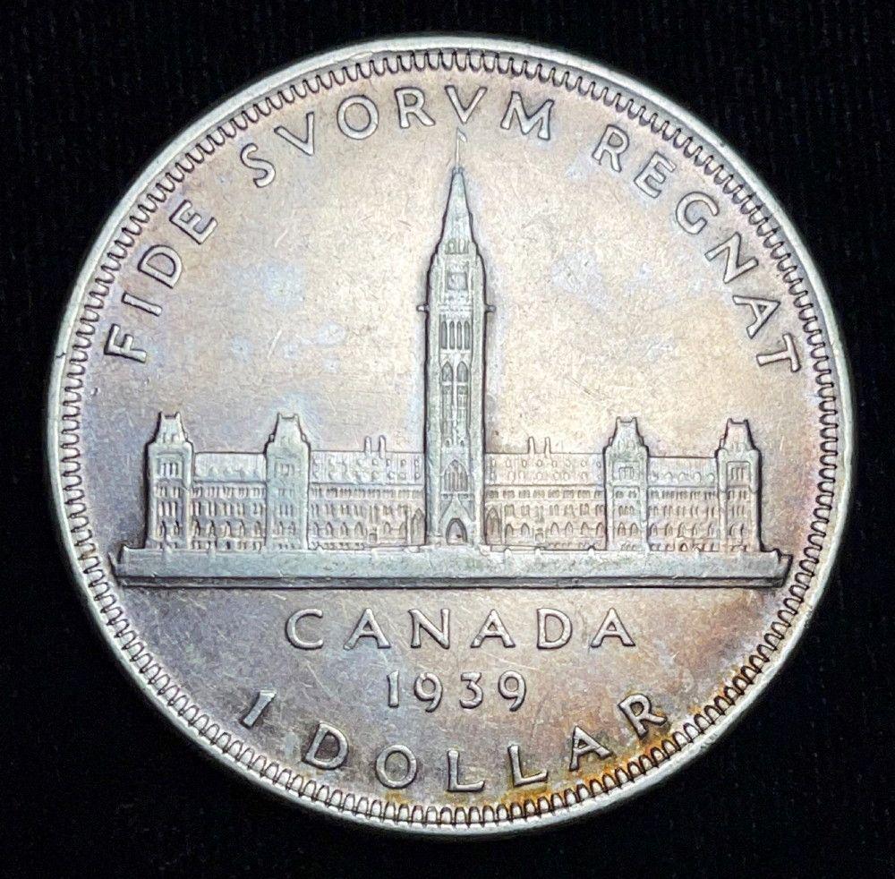 1939 Canada 80% Silver Dollar (1 of 2)