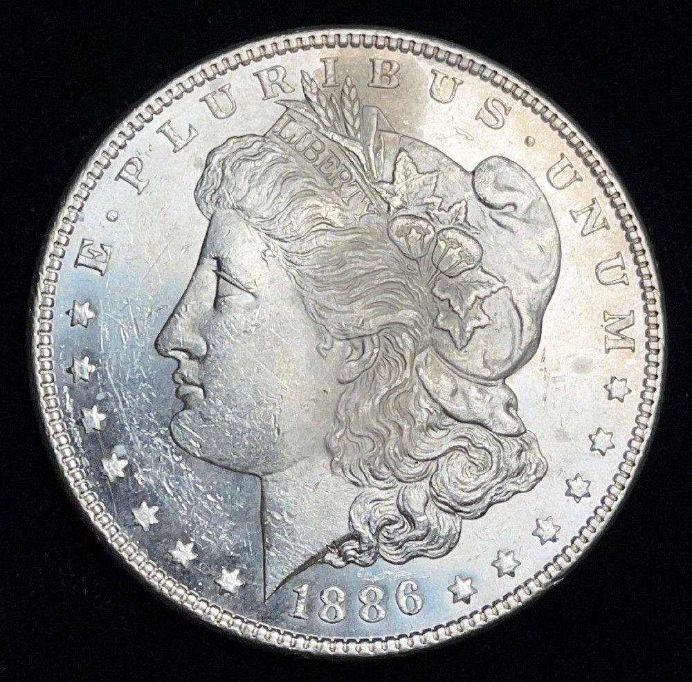 1886 Morgan Silver Dollar MS63PL (1 of 5)