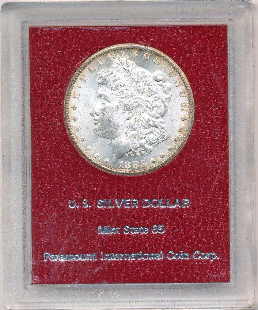 1883 CC Morgan Dollar Redfield MS65 (1 of 4)