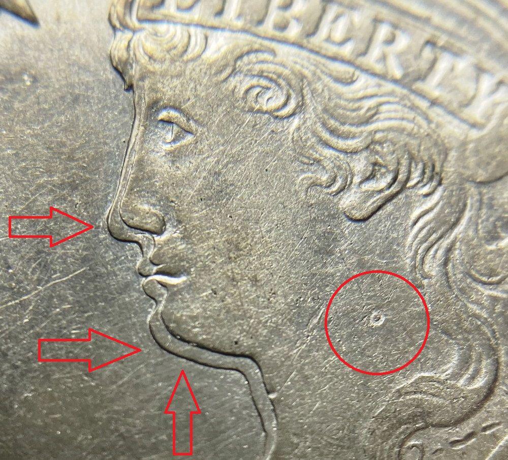 Dramatic Double Dye 1824 Capped Bust Half Dollar AU58 (1 of 3)