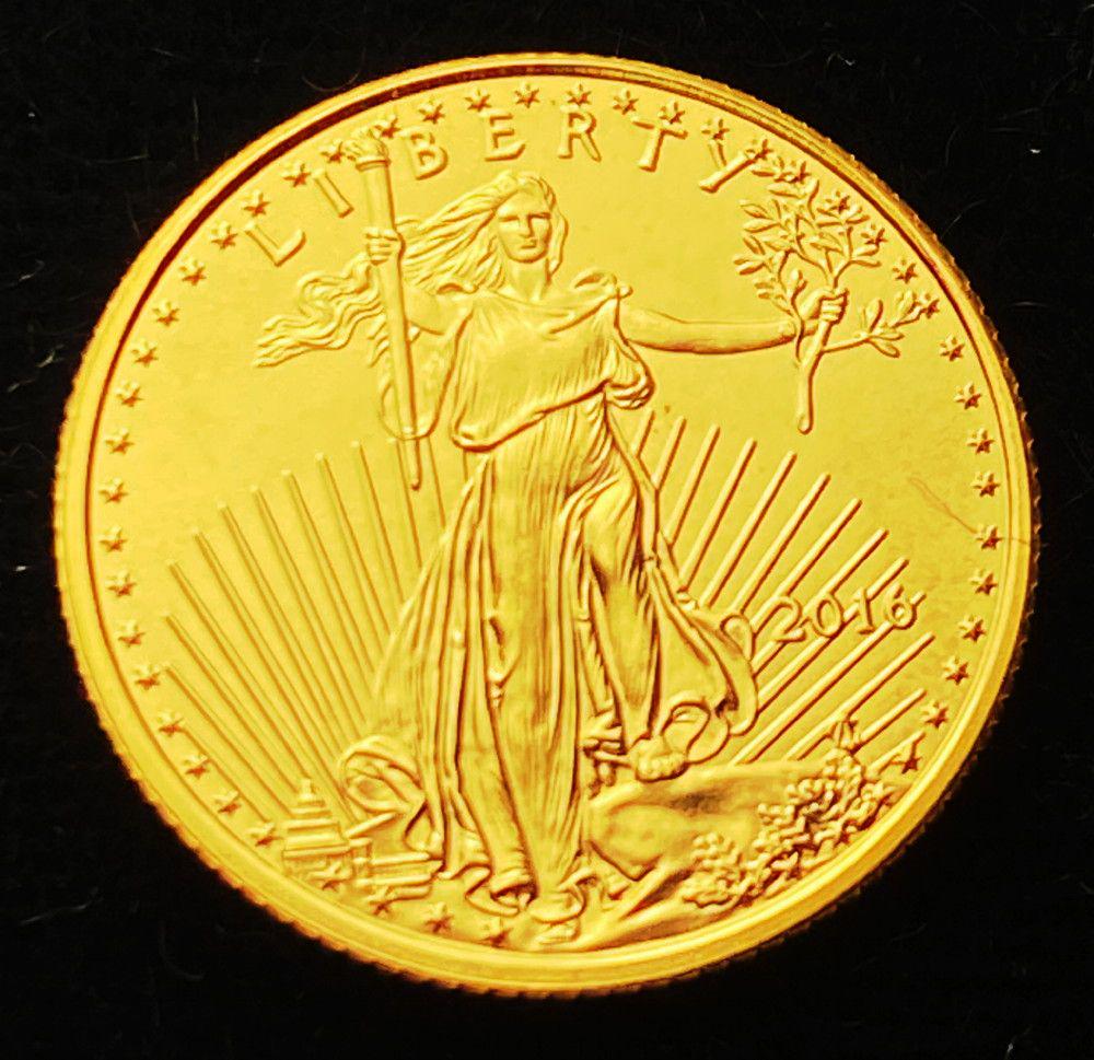 2016 American Gold Eagle $5 (1 of 2)