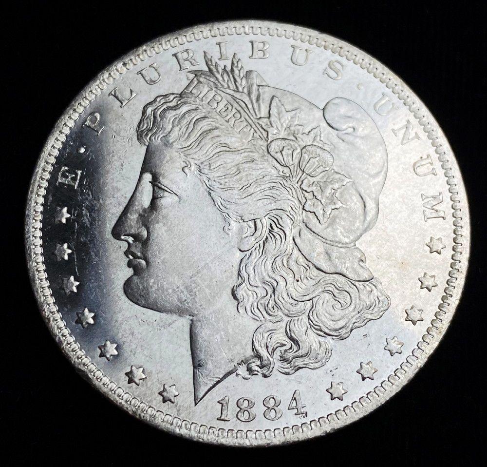 1884-O Morgan Silver Dollar MS63 DMPL (1 of 2)