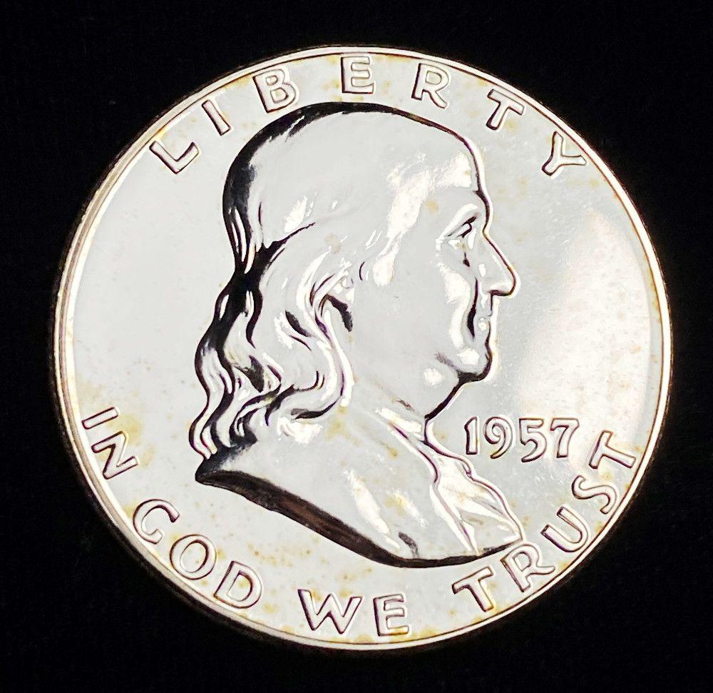 1957 Franklin Half Dollar Proof 63 (1 of 2)