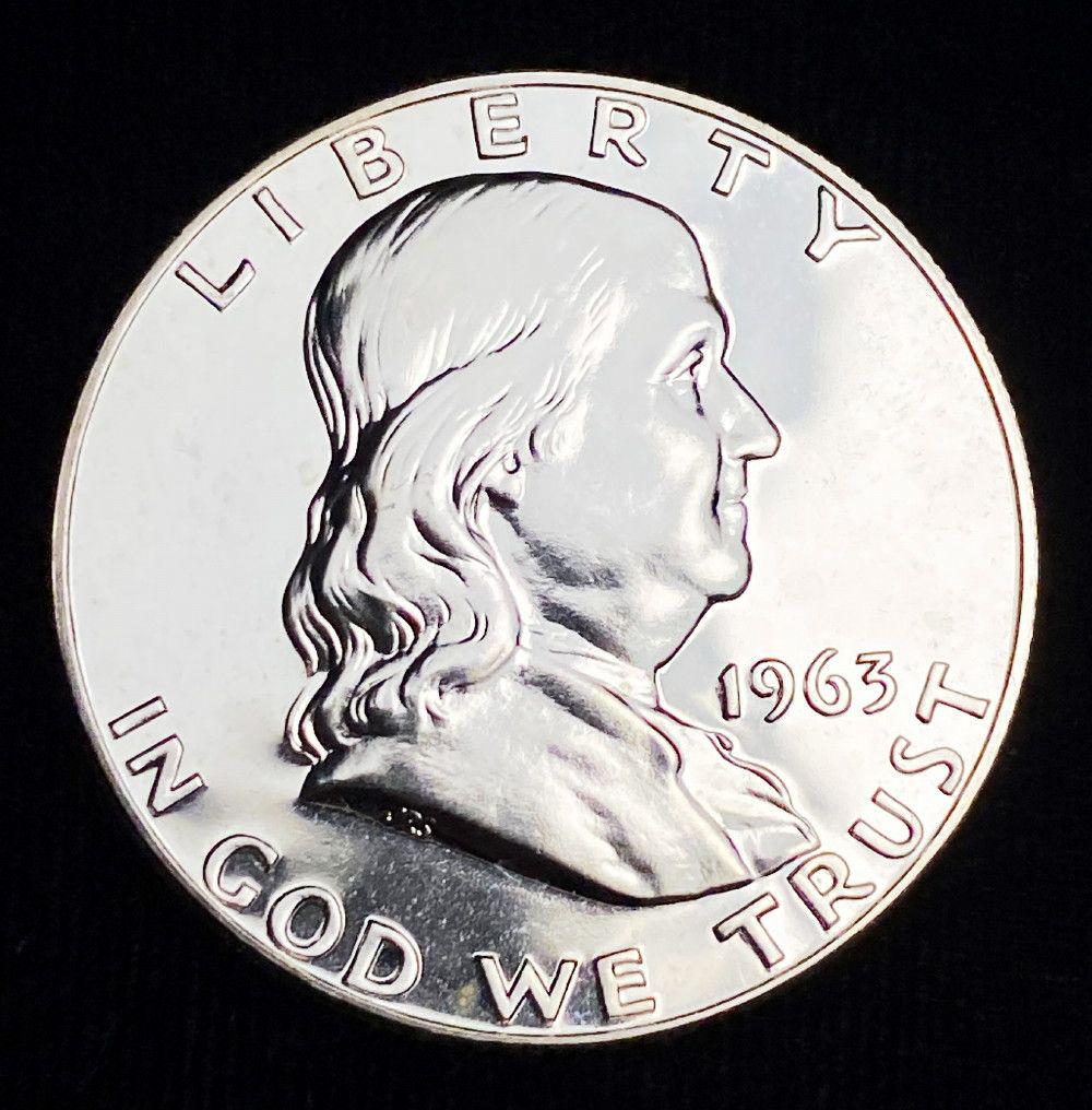 1963 Franklin Half Dollar Proof 63 (1 of 2)