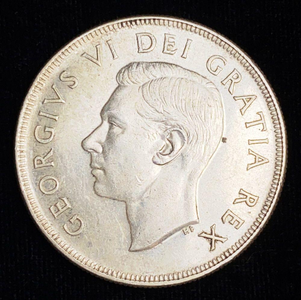 1951 Silver Georgivs VI Dei Gratia Rex Canada Dollar (1 of 2)