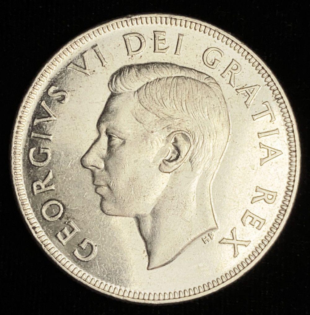 1951 Silver Georgivs VI Dei Gratia Rex Canada Dollar (1 of 2)