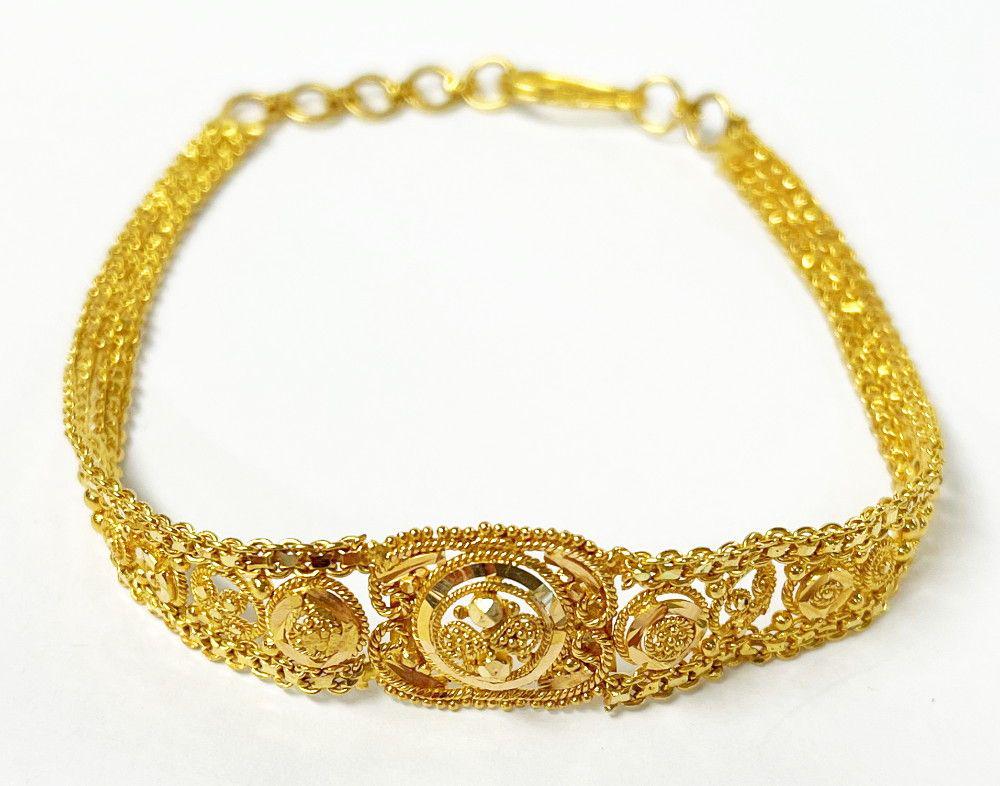 10.2 Gram 21 Karat Gold Bracelet (1 of 13)
