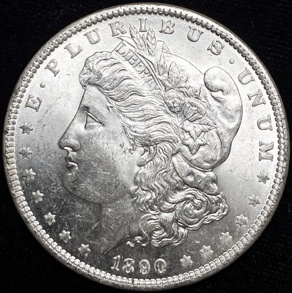 BU 1890 Morgan Silver Dollar (1 of 2)