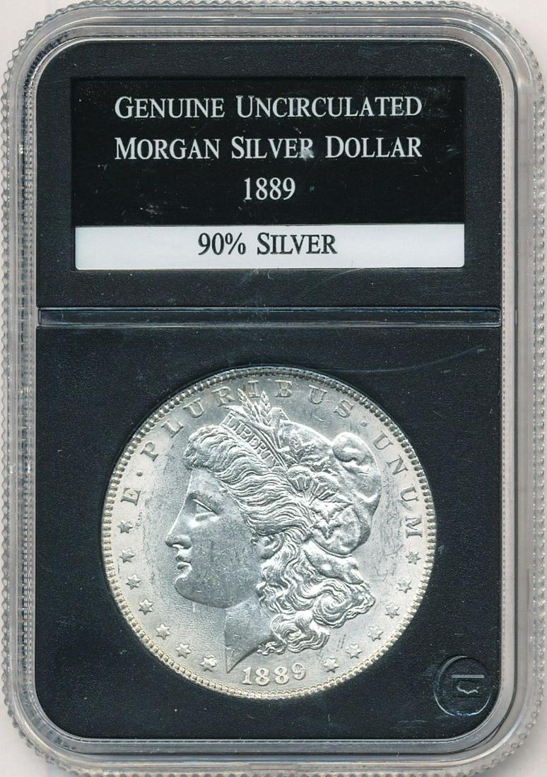 1889 Morgan Silver Dollar Uncirculated Coin (1 of 4)