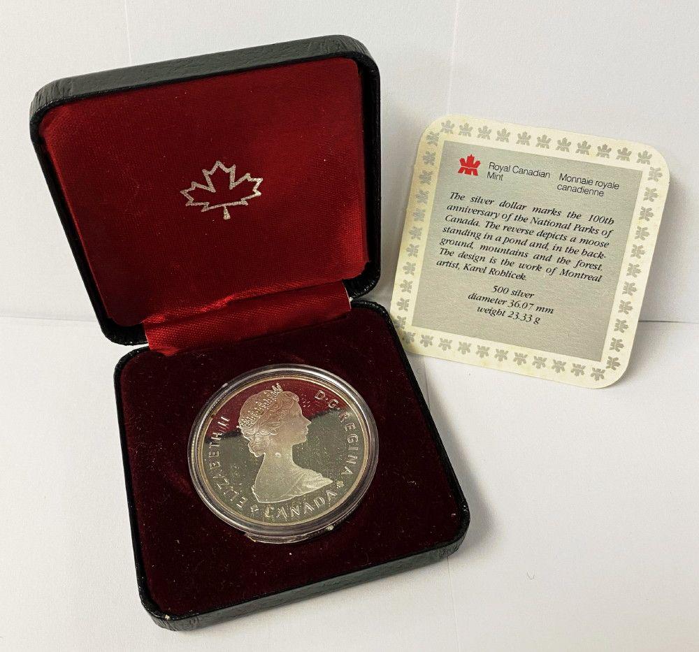 1985 Canada Proof National Parks Silver Dollar (1 of 3)