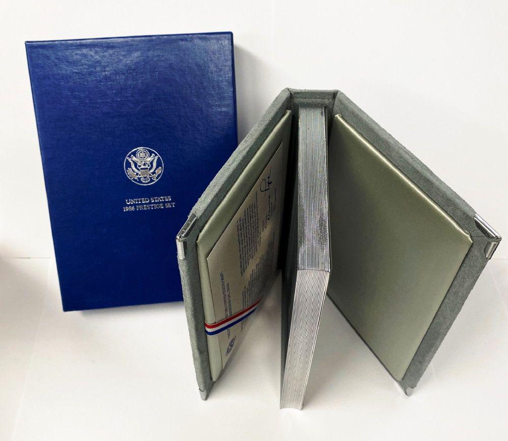 1986 US Mint Prestige Proof Set with Box & COA (1 of 5)