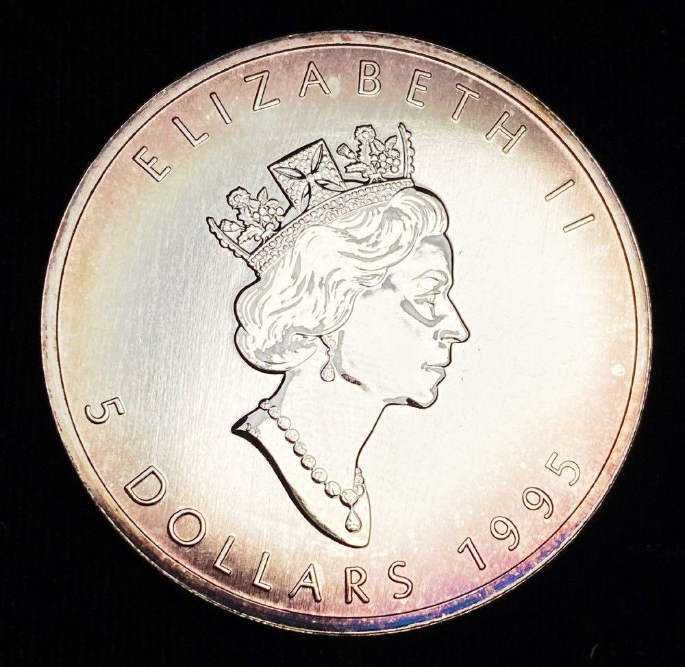 1995 Canada $5 Maple Leaf 1oz Silver (1 of 2)