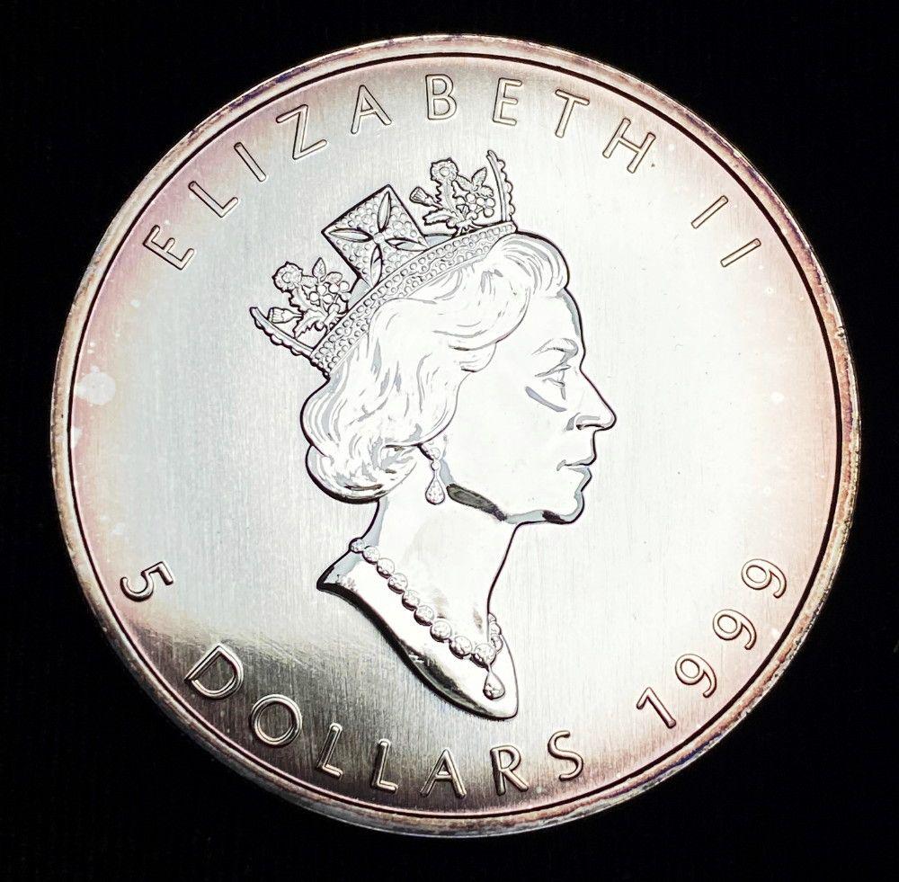 1999 Canada $5 Maple Leaf 1oz Silver (1 of 2)