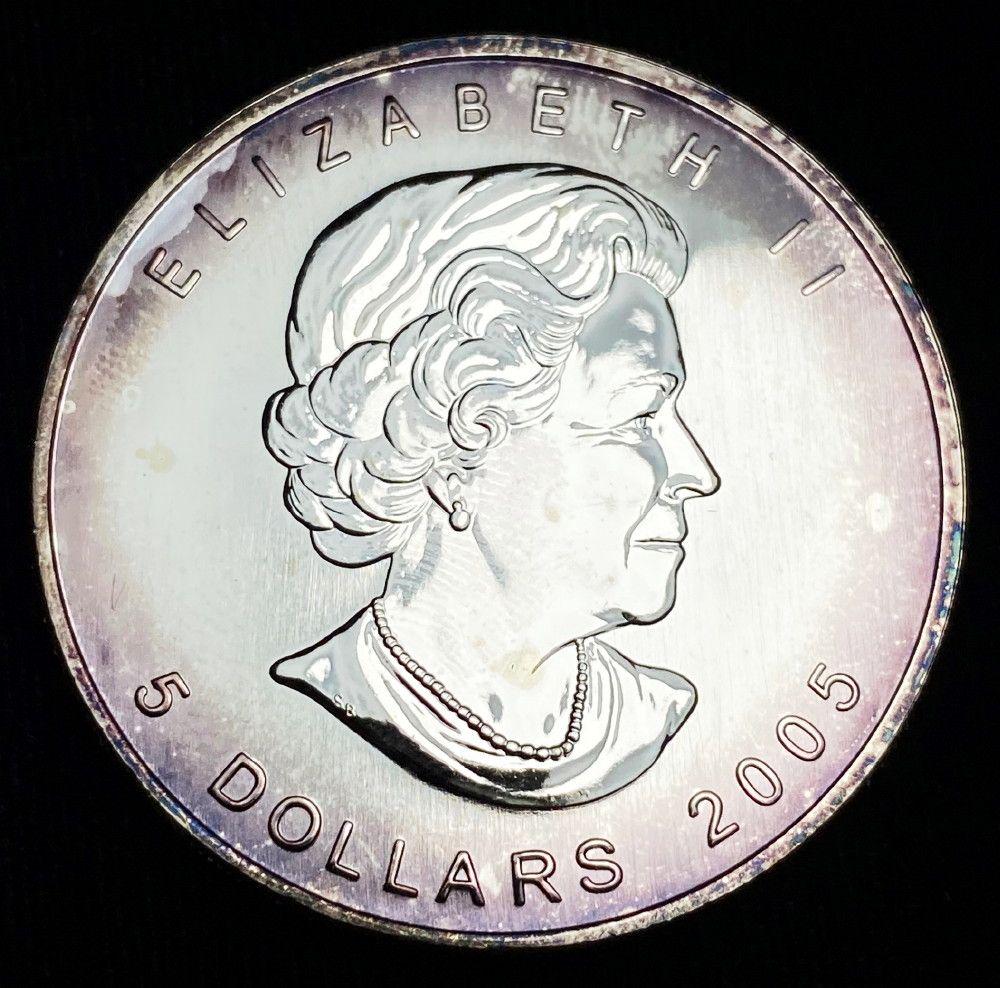 2005 Canada $5 Maple Leaf 1oz Silver (1 of 2)