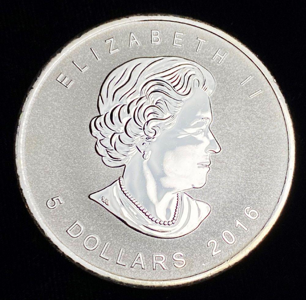 2019 Canada $5 Maple Leaf Privy Clover 1oz Silver (1 of 2)