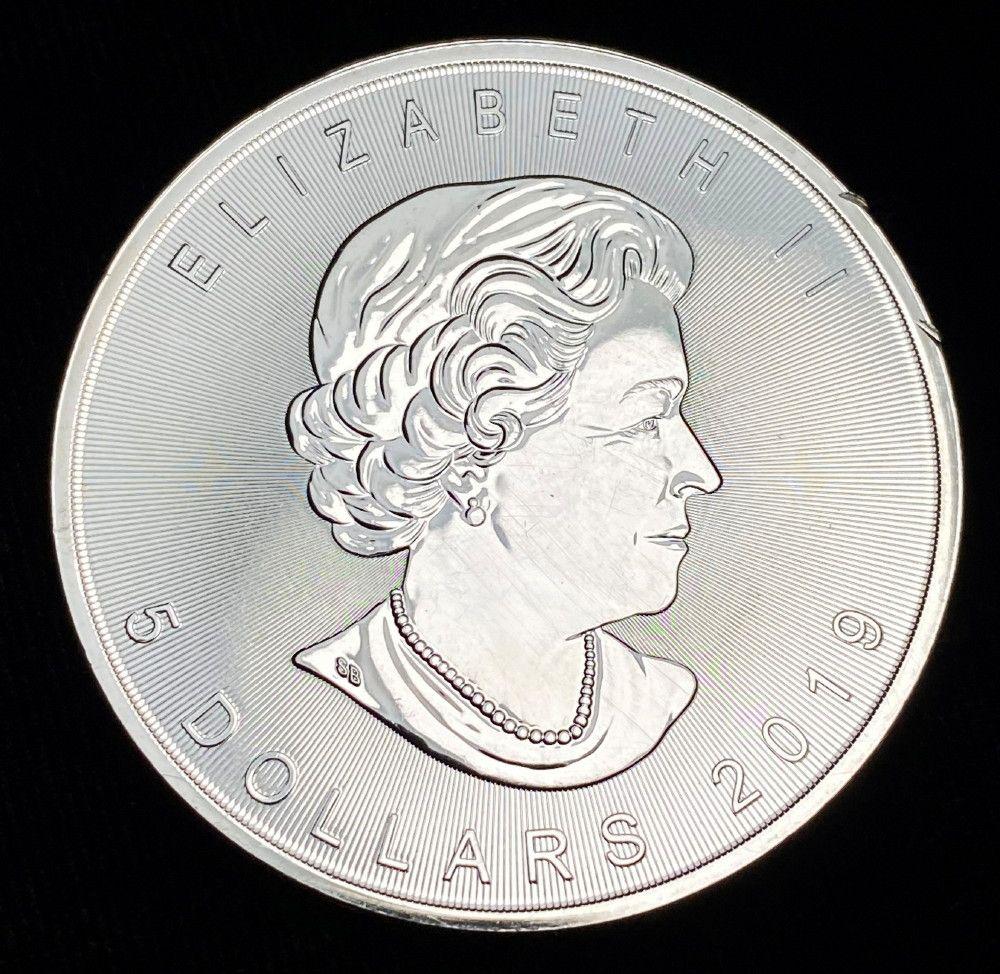 2019 Canada $5 Maple Leaf 1oz Silver (1 of 2)