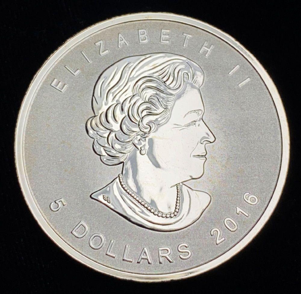 2016 Canada $5 Maple Leaf Privy Bigfoot 1oz Silver (1 of 2)
