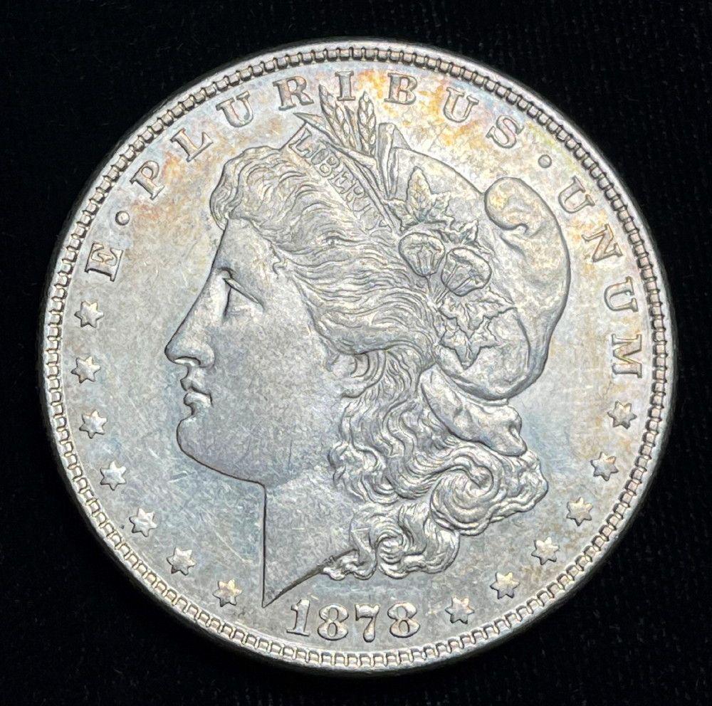 1878 7TF Morgan Silver Dollar AU58 (1 of 3)