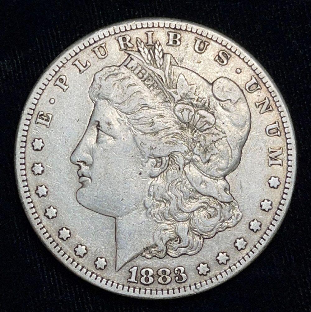 1883-S Morgan Silver Dollar AU (1 of 3)