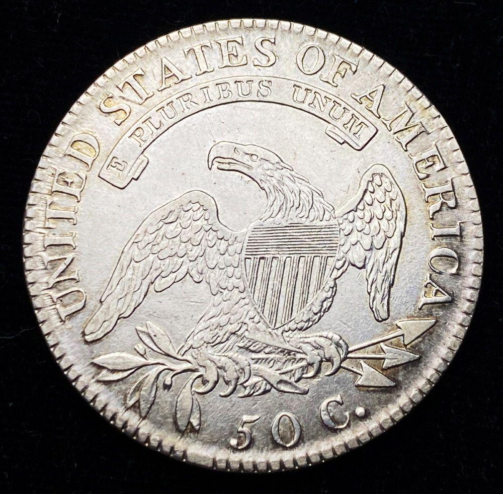 1818 Capped Bust Half Dollar AU Reverse (1 of 2)