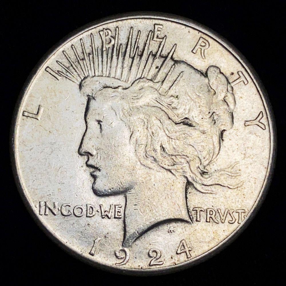1924-S Peace Silver Dollar XF (1 of 2)