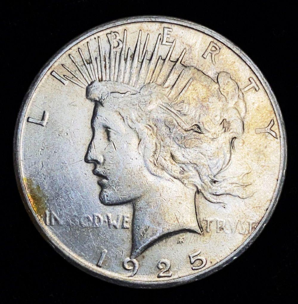 1925-S Peace Silver Dollar AU (1 of 2)
