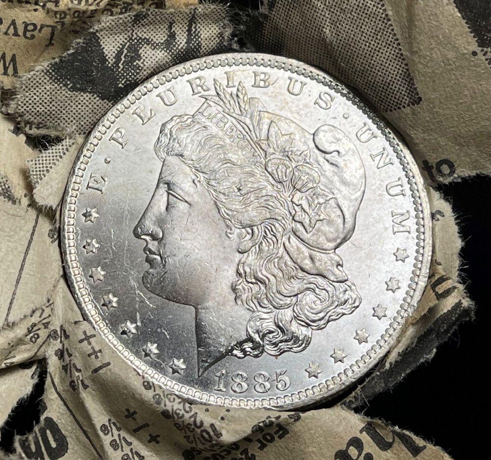 Roll (20) From Unearthed Hoard 1885-O Morgan: Winner will receive 1 Original Roll (20-coins) of these amazing Unearthed Morgans. I have to say, this lot is one of the most well-preserved treasure troves of BU Morgan Silver Dollars that I have see