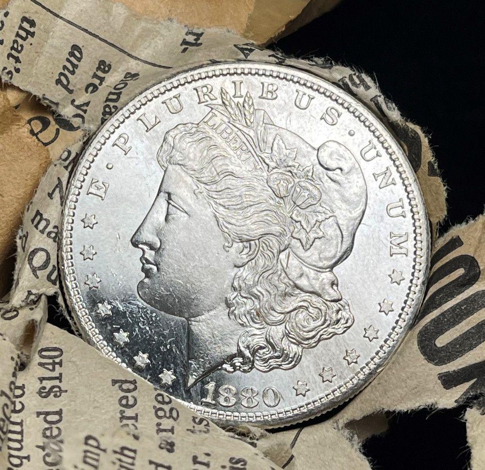 Roll (20) From Unearthed Hoard 1880-S Morgan: Winner will receive 1 Original Roll (20-coins) of these amazing Unearthed Morgans. I have to say, this lot is one of the most well-preserved treasure troves of BU Morgan Silver Dollars that I have see