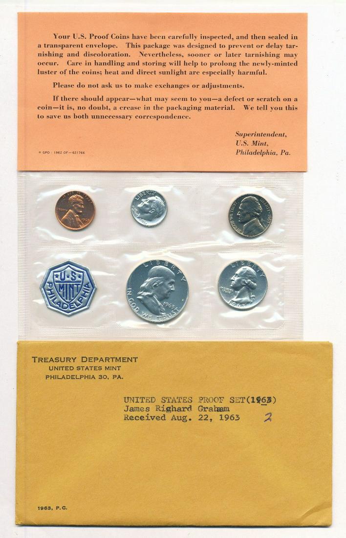 1963 U.S. Silver Proof Set OGP (1 of 5)