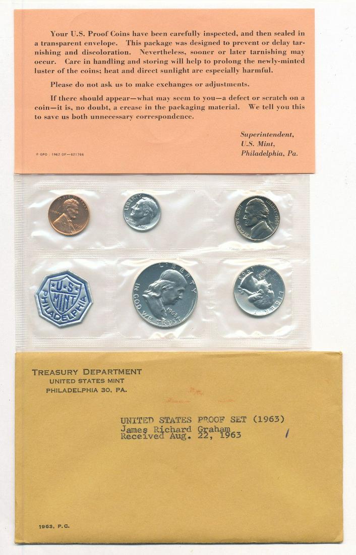 1963 U.S. Silver Proof Set OGP (1 of 5)